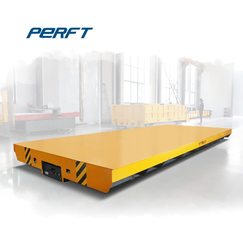 <h3>10 ton trackless flatbed transfer car-Perfect Electric </h3>
